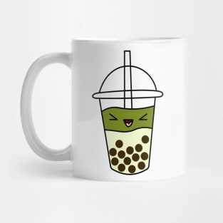 happy matcha boba cute Mug